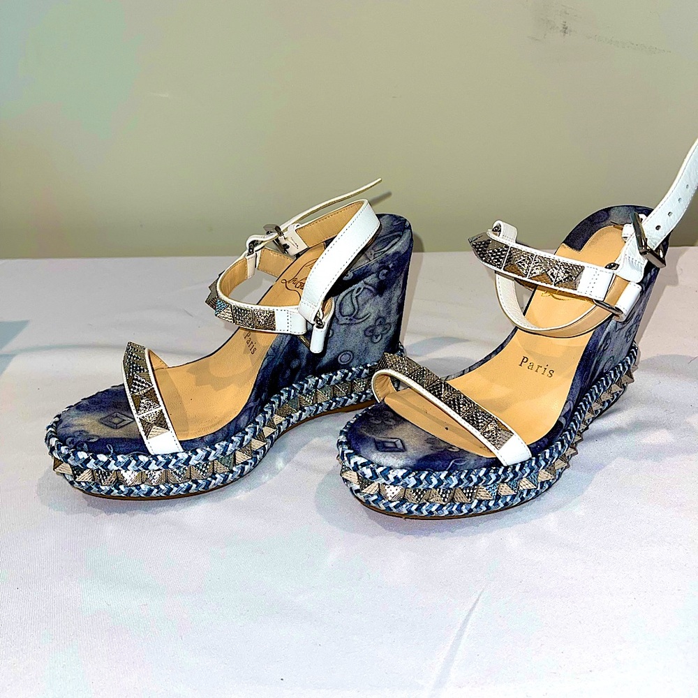 Christian Louboutin Pyraclou 110 Tie Dye Jean Punk